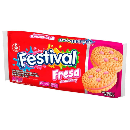 Festival strawberry cookies