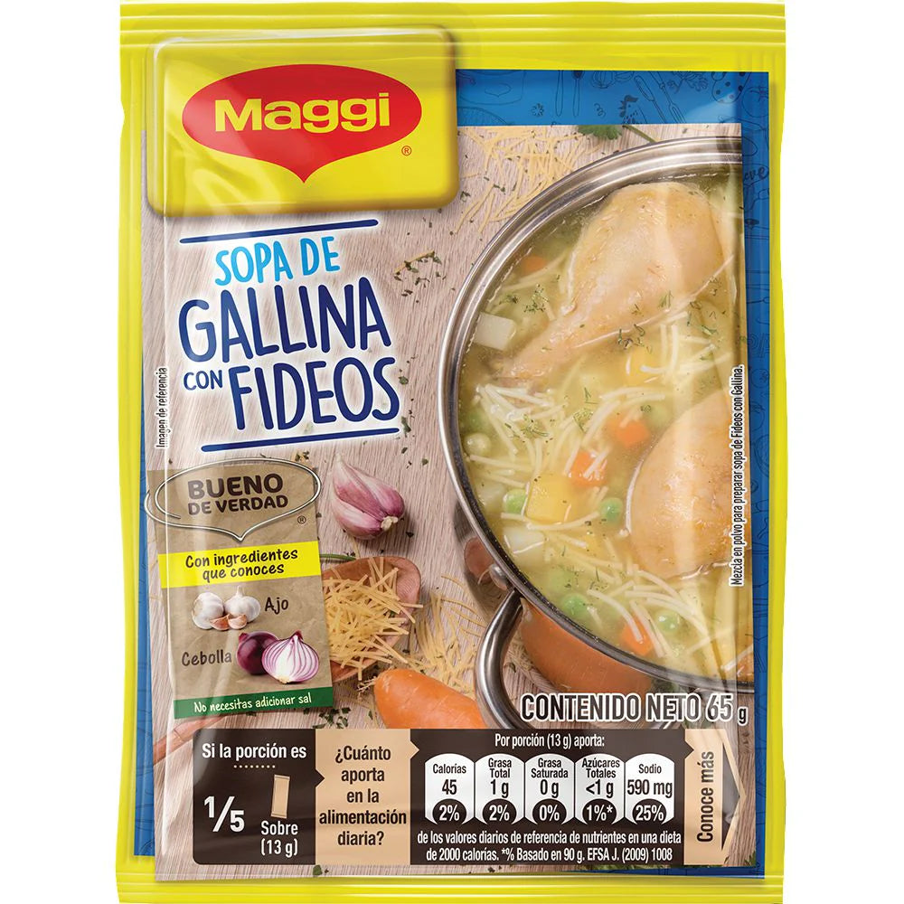 Maggi gallina con fiedos