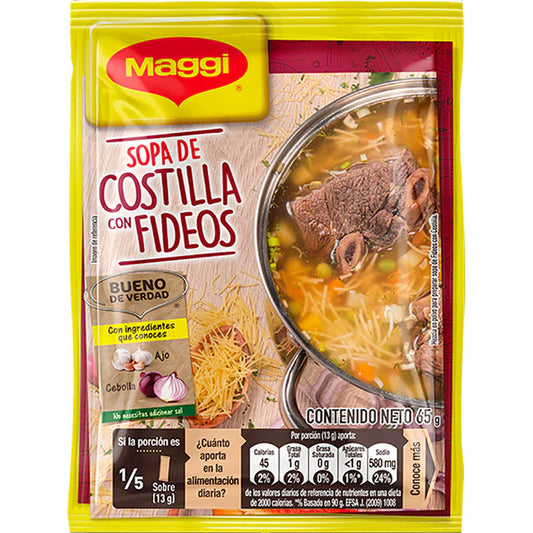 Maggi costilla and noodle